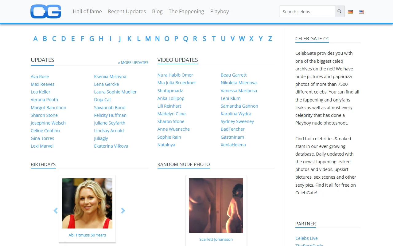 Screenshot: Celebgate Screenshot of Celebgate